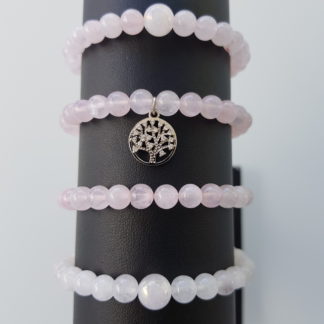 Bracelets en Quartz rose