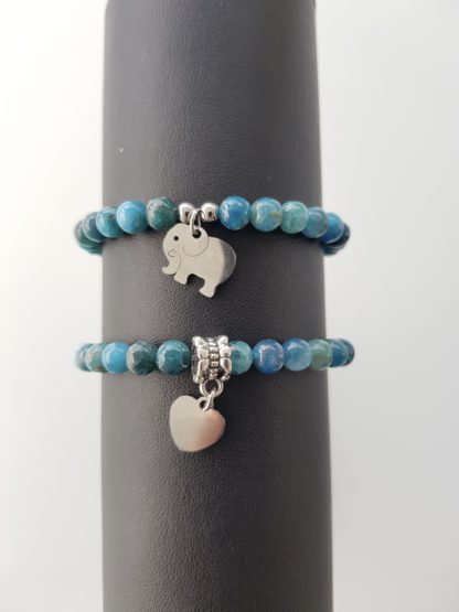 Bracelets en Apatite bleue – Image 4