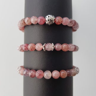 Bracelets en Quartz fraise