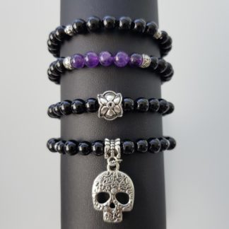 Bracelets en Tourmaline noire