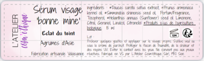 Sérum visage 'Bonne mine' aux huiles végétales bio – Image 2