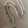 Mâlâ en Labradorite et Quartz Rose (bracelet non compris) – Image 2