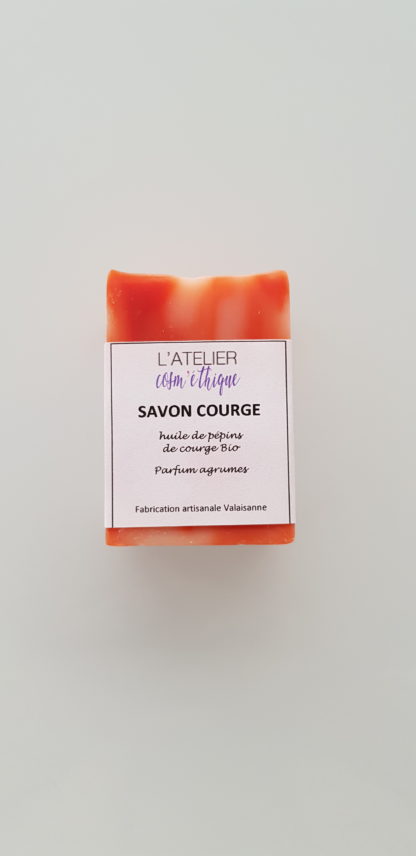 Savon solide à la courge