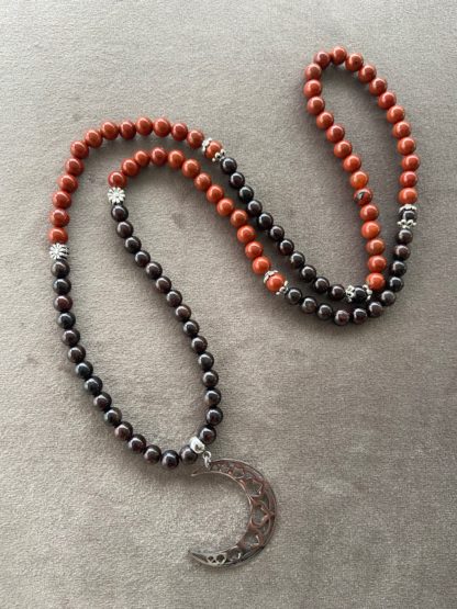 Mâlâ en Jaspe rouge et Grenat
