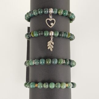 Bracelet en Agate mousse