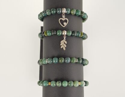 Bracelet en Agate mousse