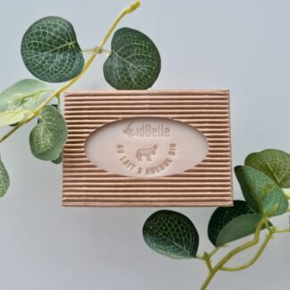 Savon solide au lait d'ânesse Bio (dans le respect de l'animal), parfum fleur de coton