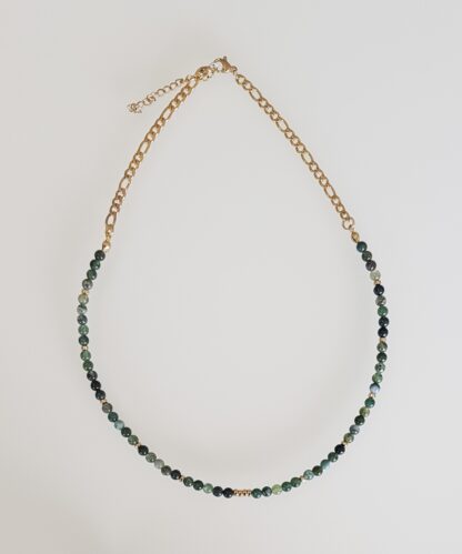 Collier en Agate mousse (vert) – Image 4