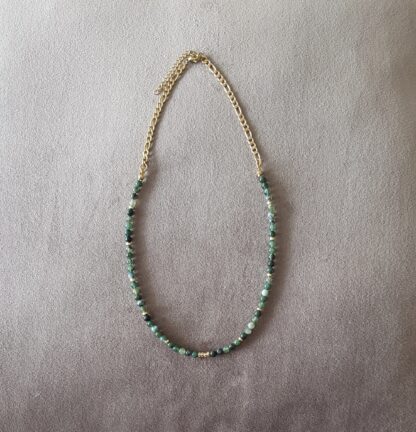 Collier en Agate mousse (vert) – Image 3